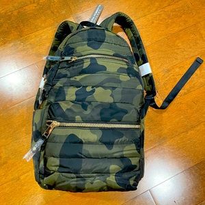 Sondra Roberts Camouflage Nylon Backpack